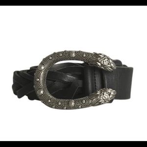NWT Gucci Dionysus Braided Leather Belt, sz 100